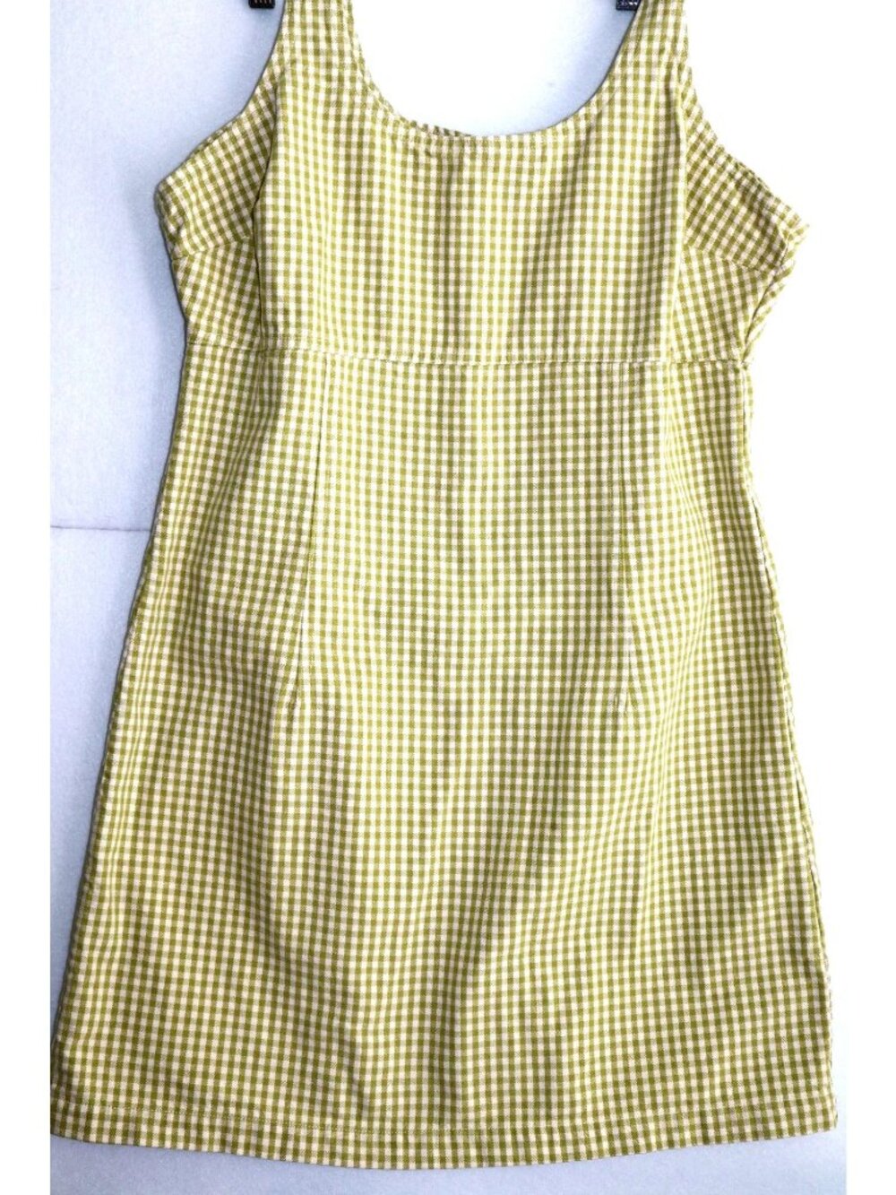 Levi’s Gingham Mini Dress Coquette Cottagecore Sleeveless Summer Sundress Y2K L